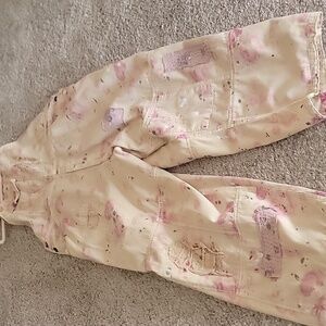 NWOT Magnolia Pearl Floral Overalls